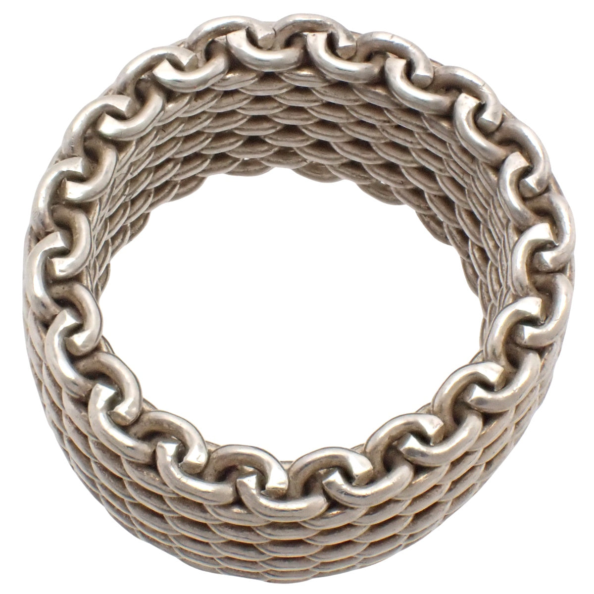 サマセット メッシュ リング シルバー SV925 8(48)号