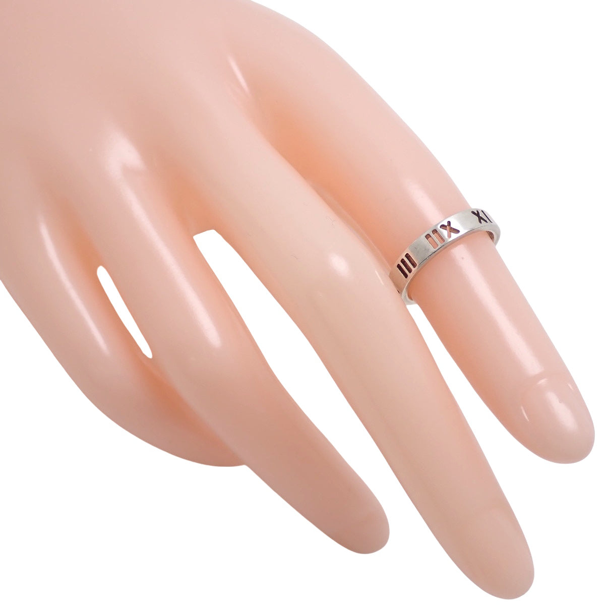 Atlas Narrow Ring Silver SV925 Size 7.5 (47.5)