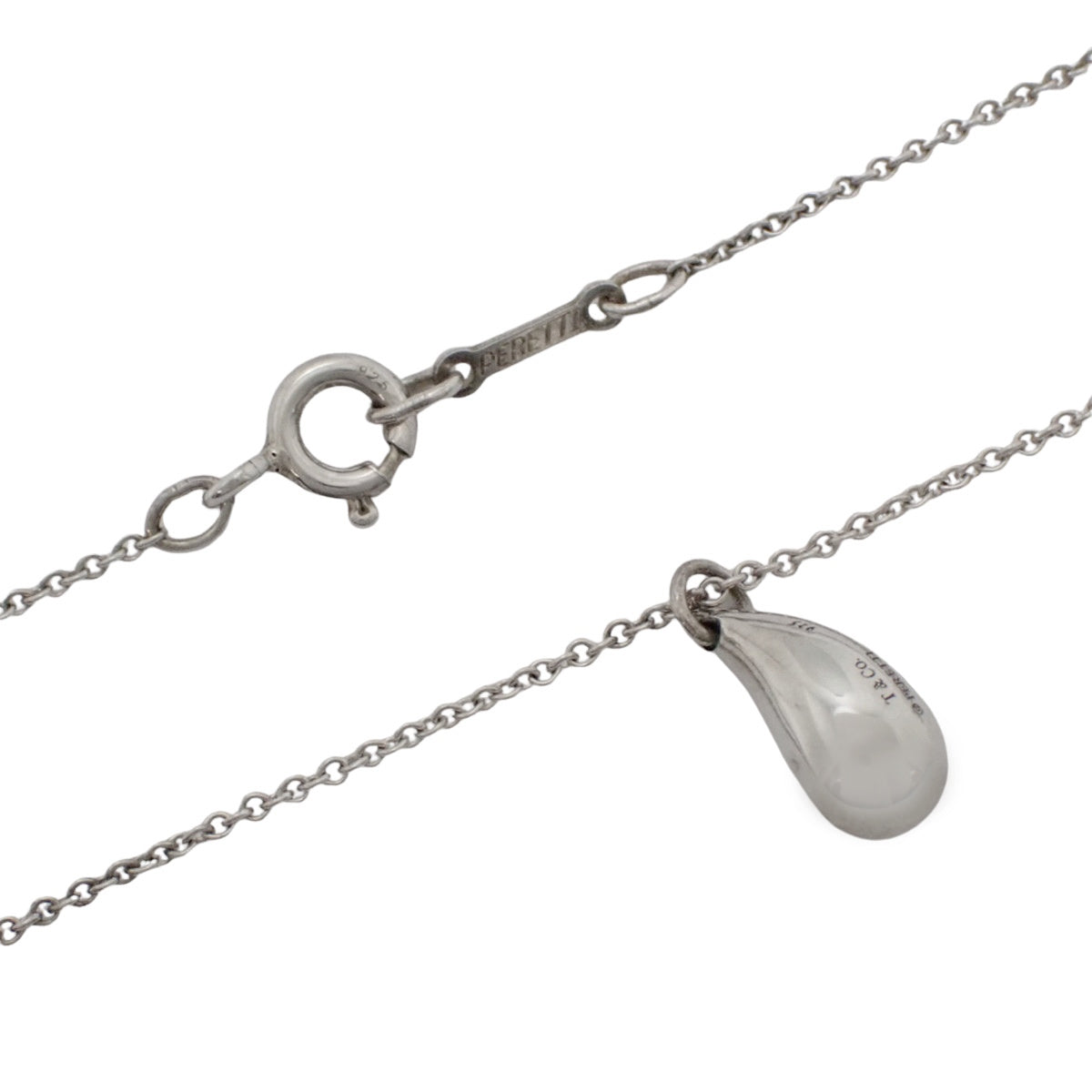 Teardrop Necklace Silver SV925