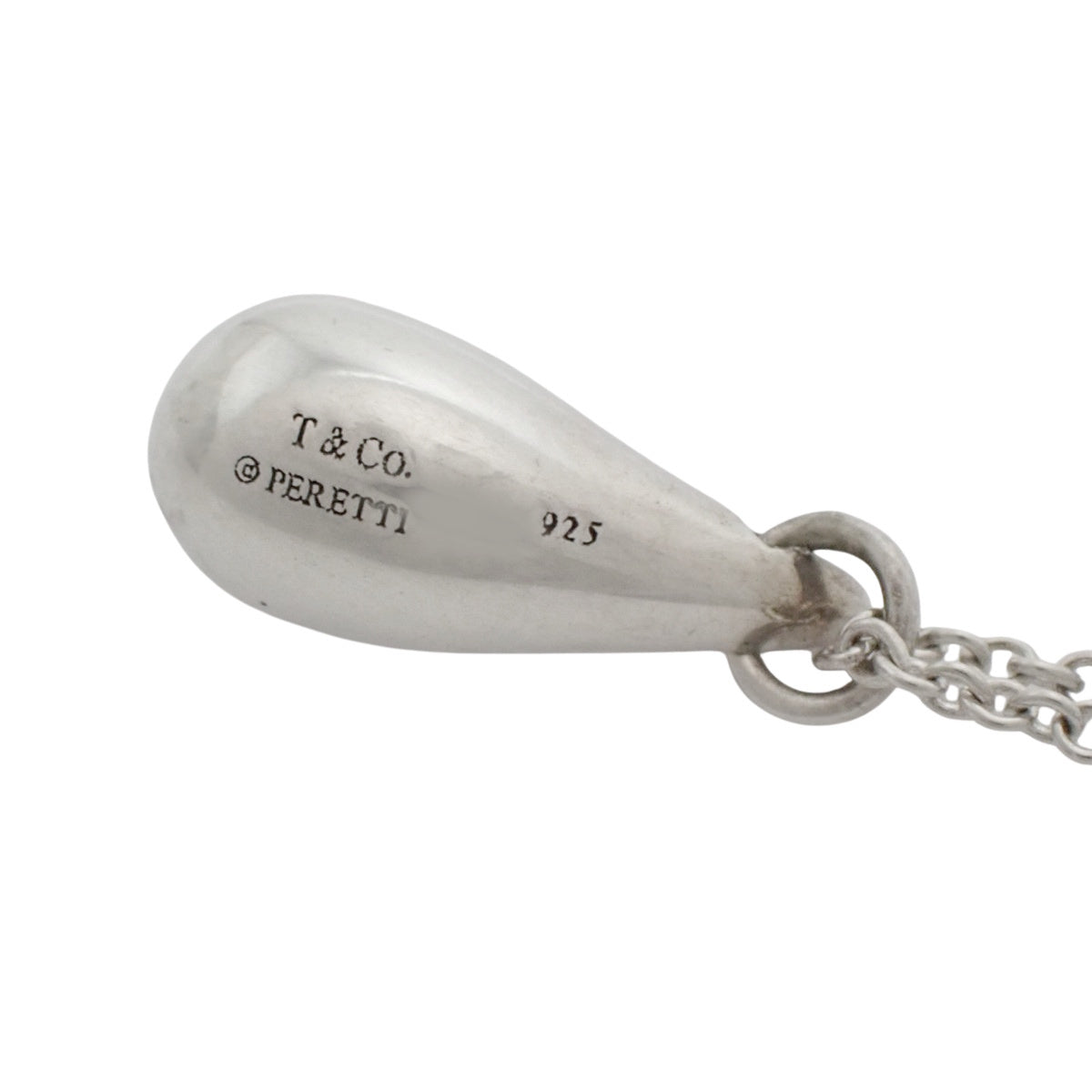 Teardrop Necklace Silver SV925