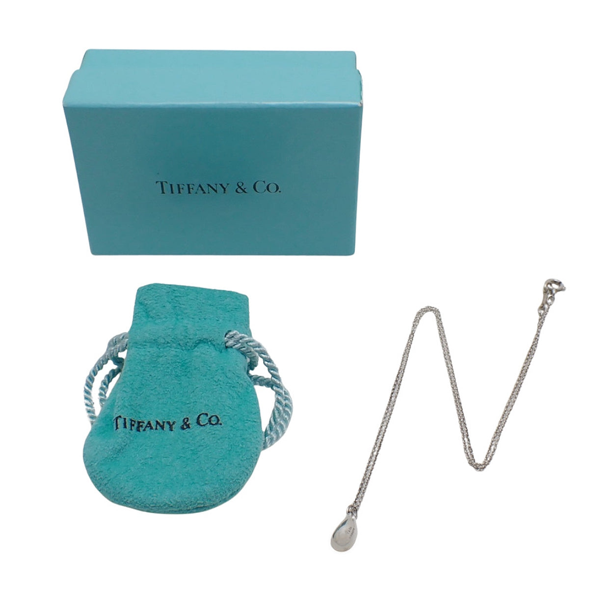 ティアドロップ ネックレス シルバー SV925