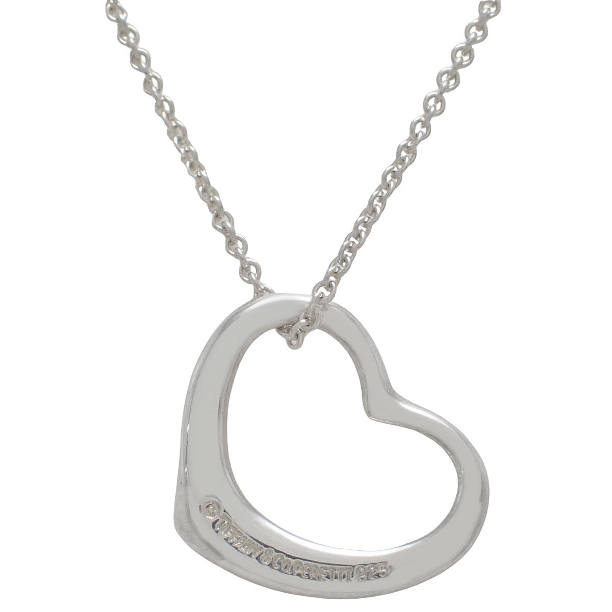 Open Heart Pendant Silver SV925