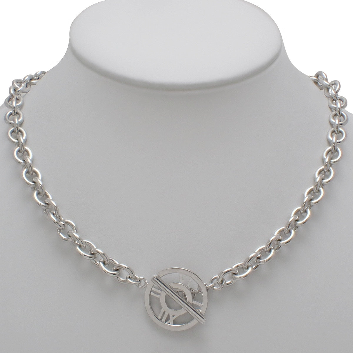 Atlas Toggle Chain Necklace Silver SV925