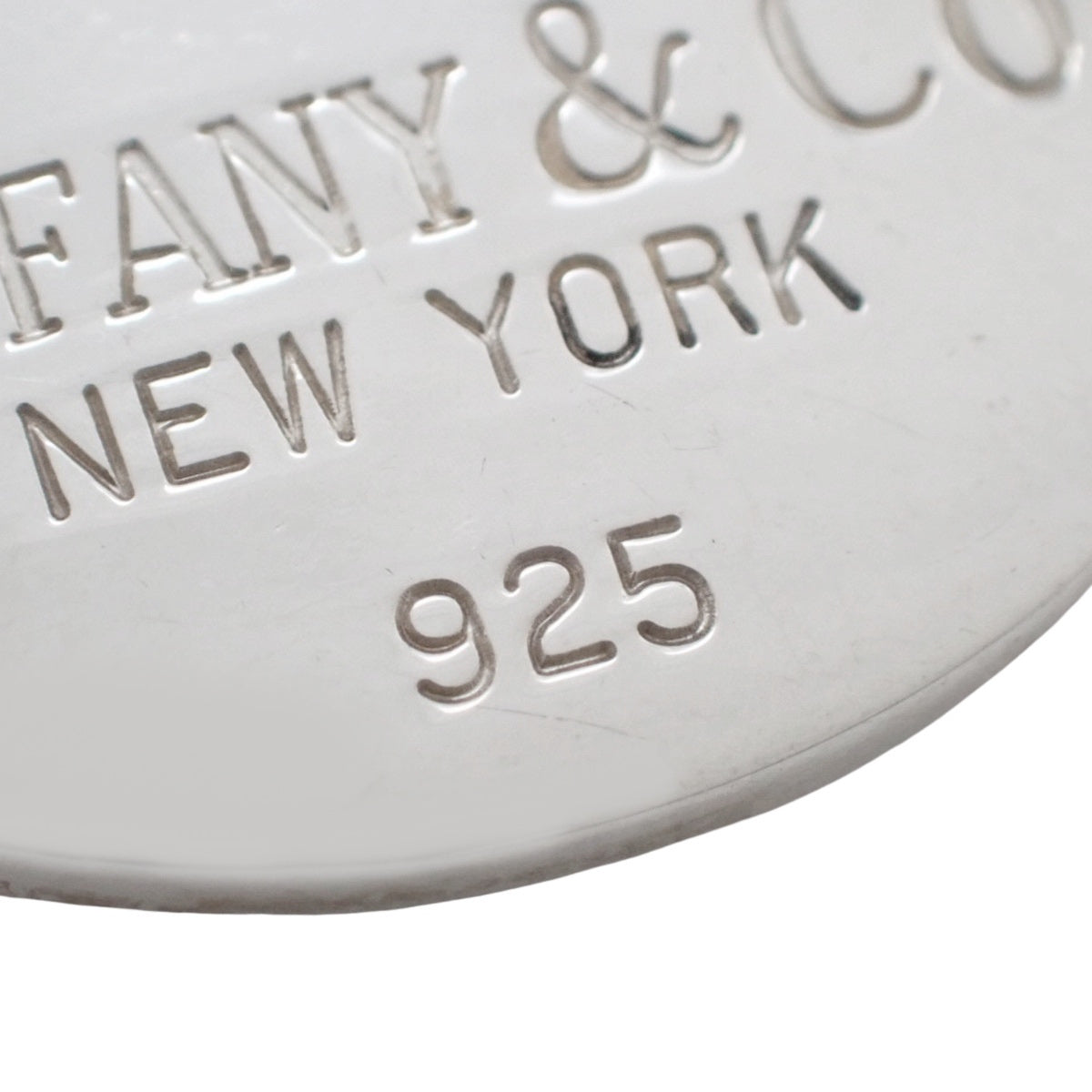 オーバル タグ ネックレス シルバー SV925