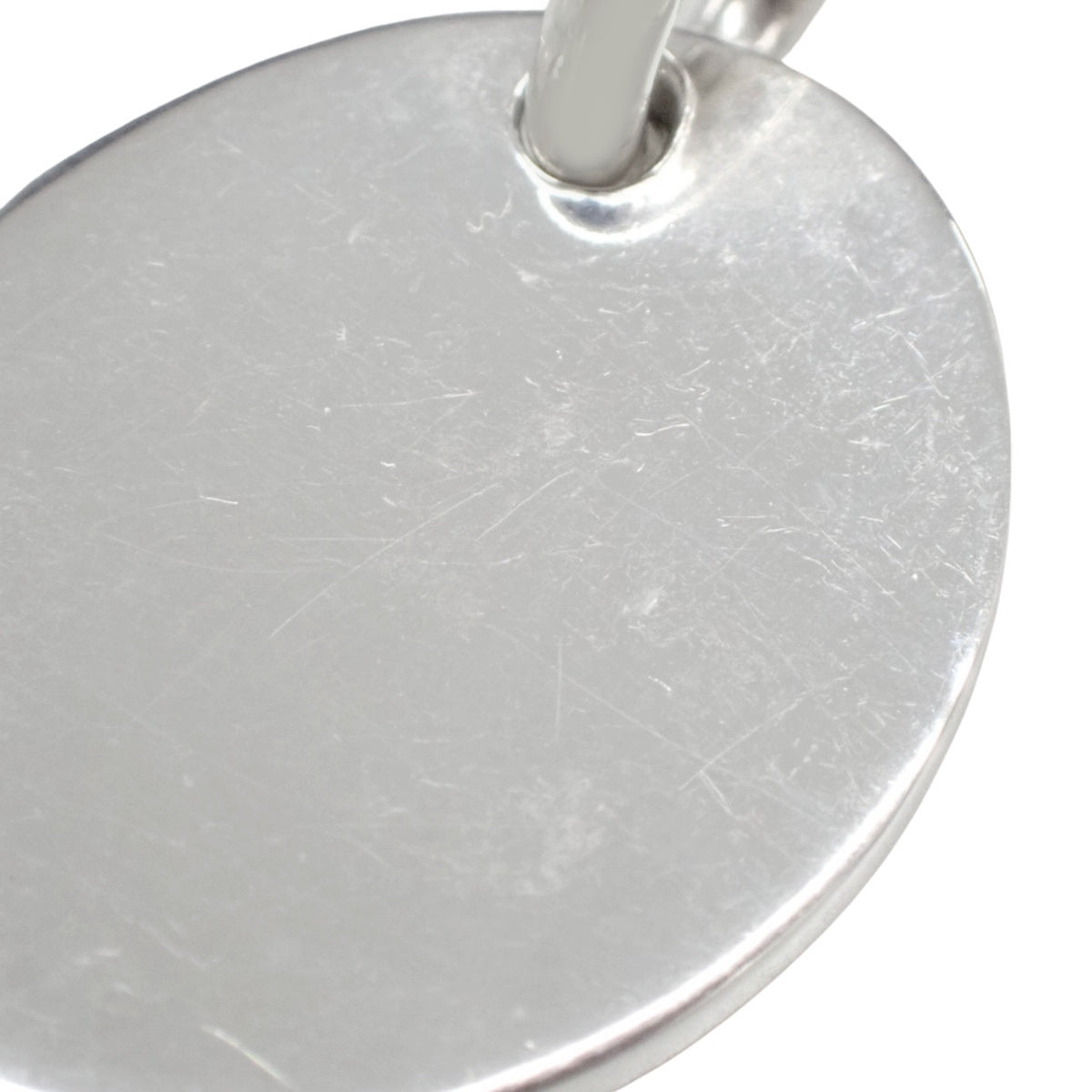 オーバル タグ ネックレス シルバー SV925