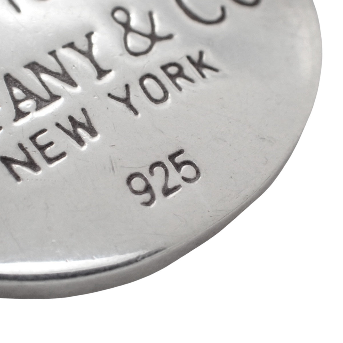 オーバル タグ ネックレス シルバー SV925