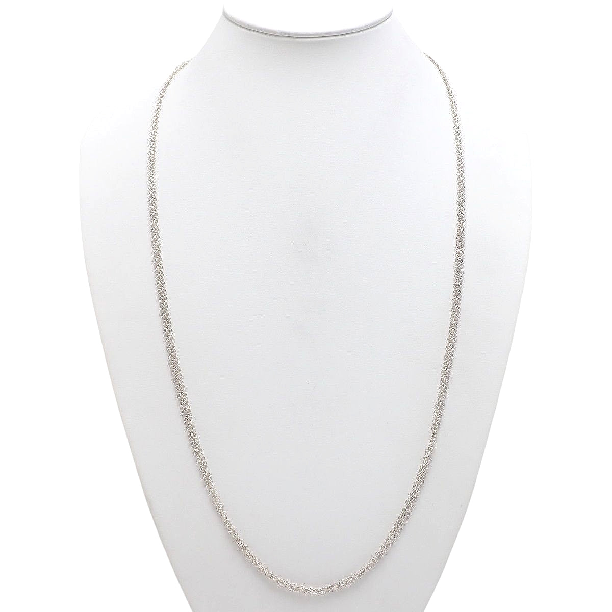 Somerset Mesh Long Necklace Silver SV925