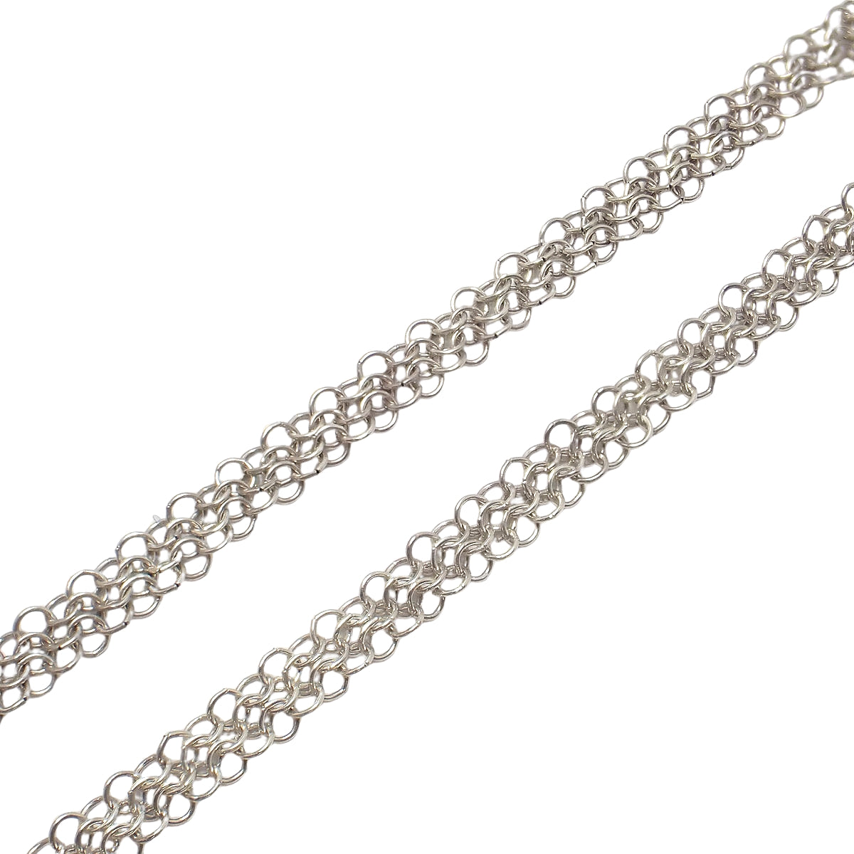 Somerset Mesh Long Necklace Silver SV925