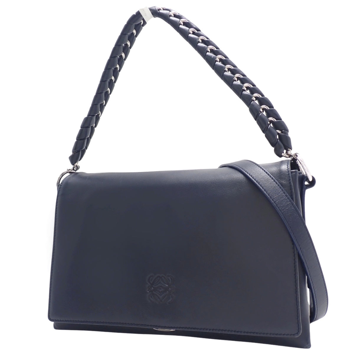 アナグラム ワンショルダーバッグ 羊革 ネイビー