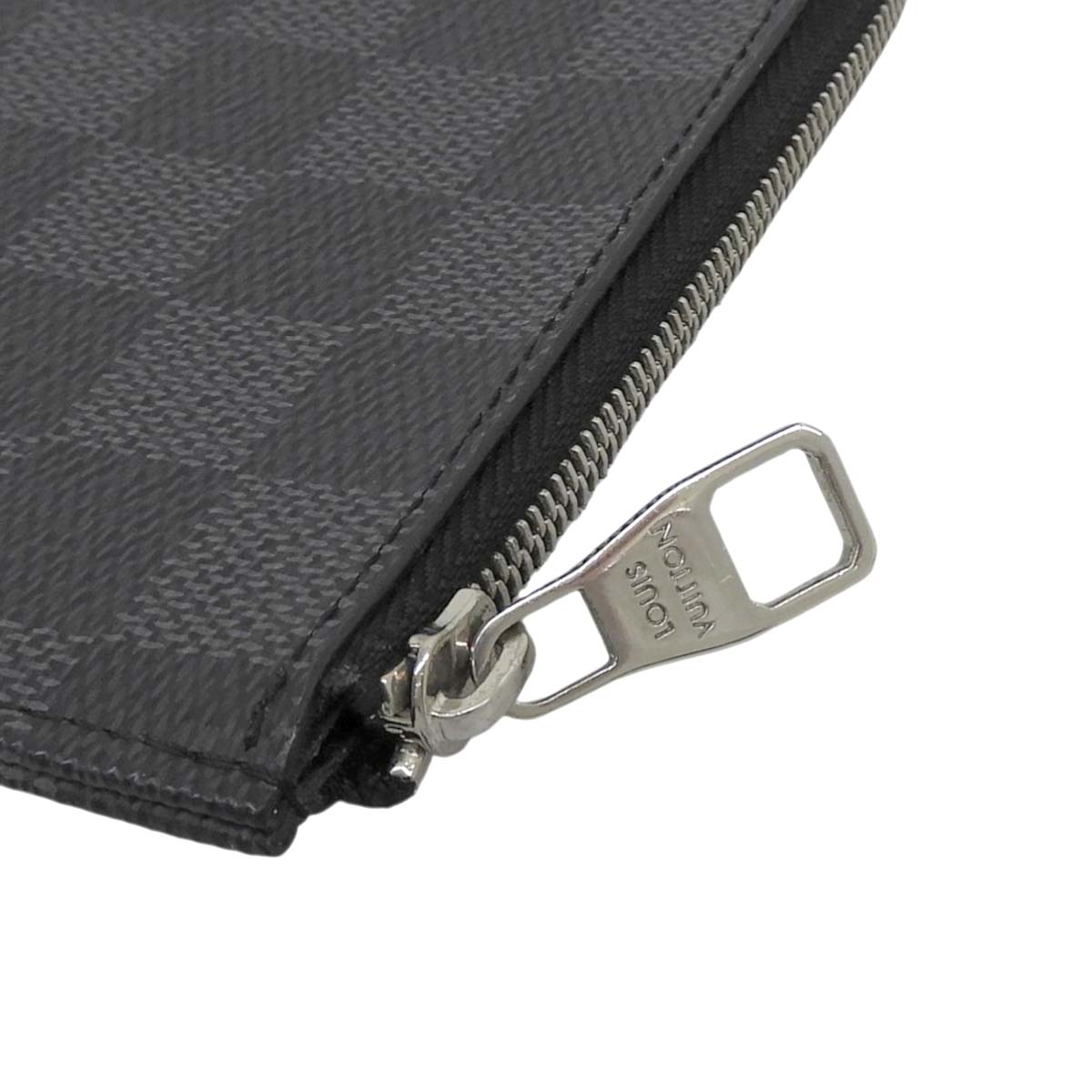 路易威登 Damier Graphite 帆布钱夹 NM 路易威登 Damier Graphite 帆布 灰色 黑色 N63237