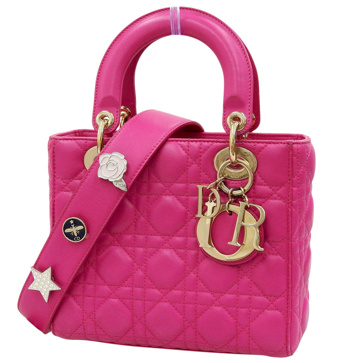 カナージュ レディディオール My ABCDior スモール ラムスキン ラニピンク M0538ONGE_M16F