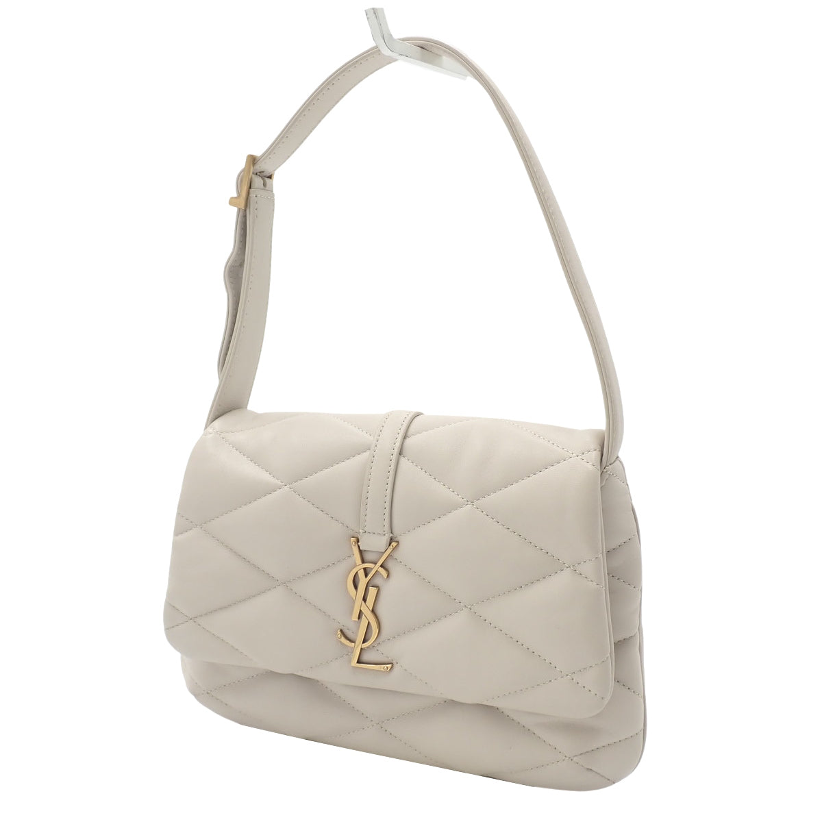 One-handle bag in ivory leather 698567