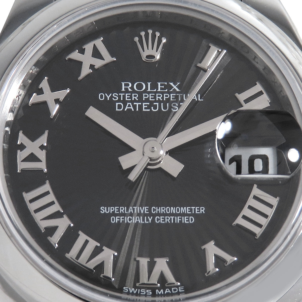 Datejust Lady 179160 SS M-serial Black Automatic Women's