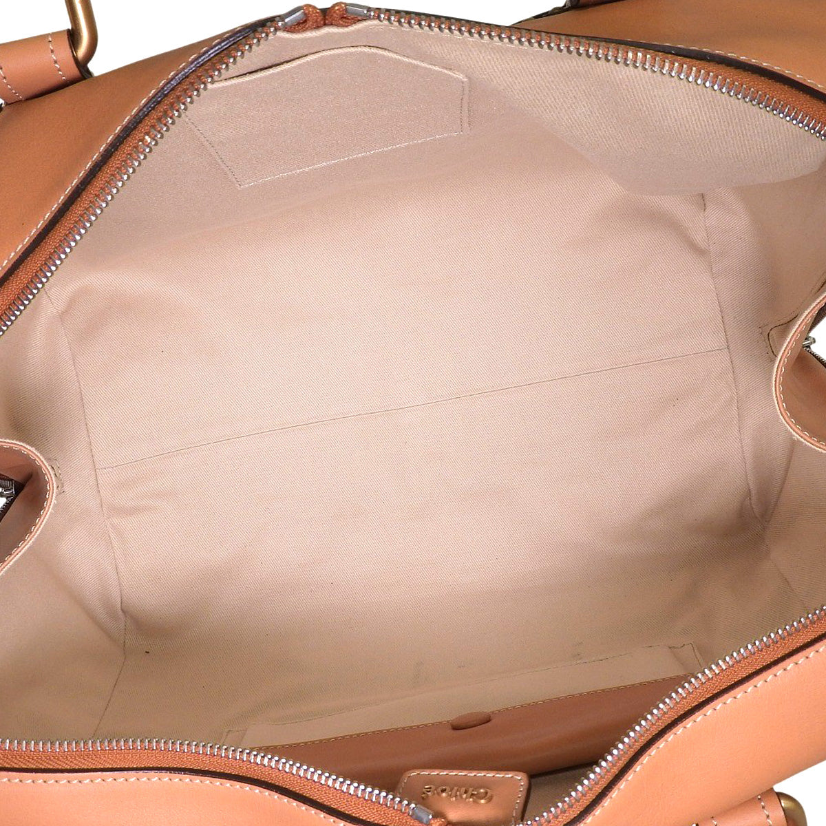 Chloe Aurora Mini Boston Bag Calf Caramel 3S0262-275|Vintage Luxury Brand Specialty Store|Shibuya, Tokyo|alamode