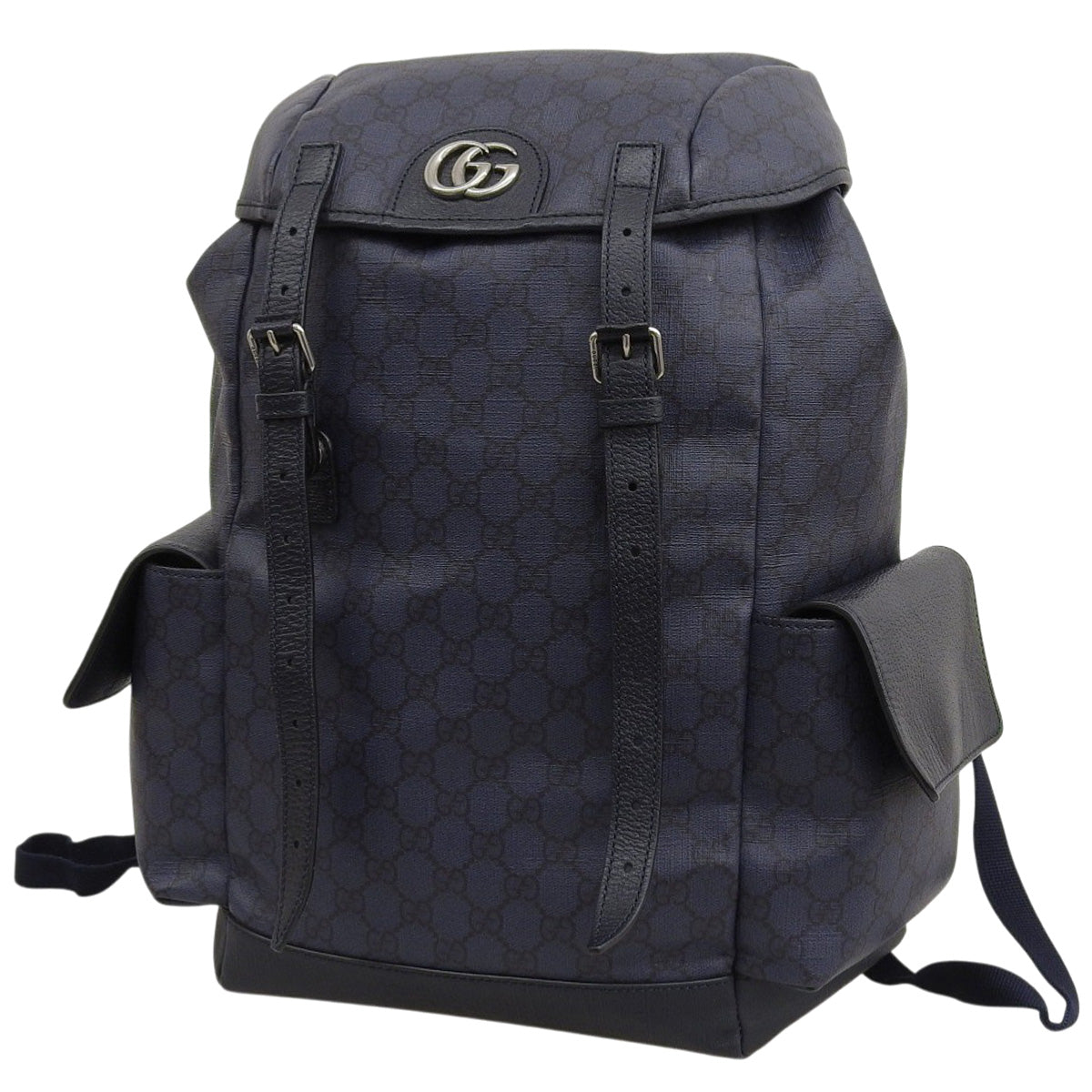Ophidia GG中号双肩包 GG Supreme帆布 海军蓝 598140 FABHU 8442