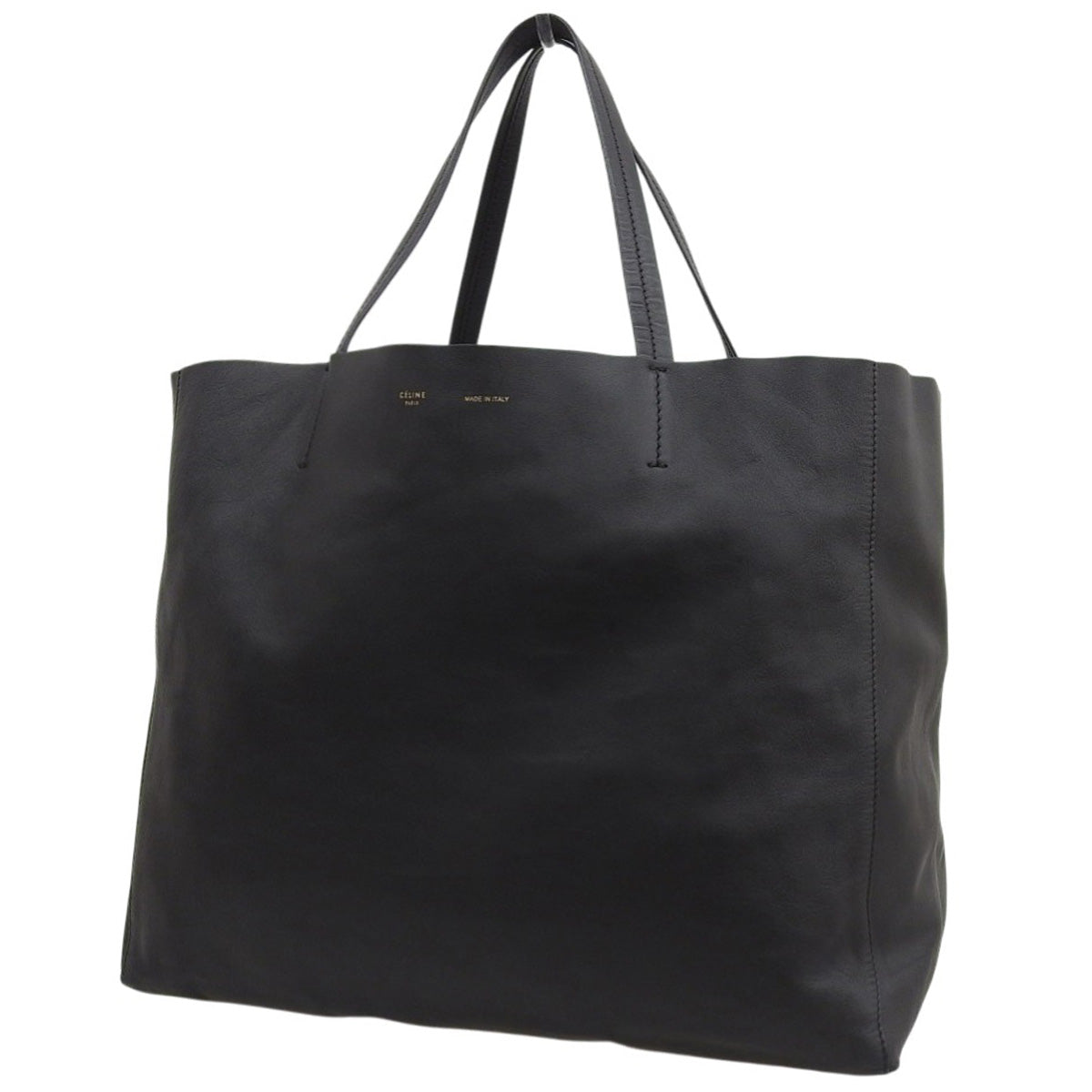 ホリゾンタル カバ ラージ レザー ブラック 166113