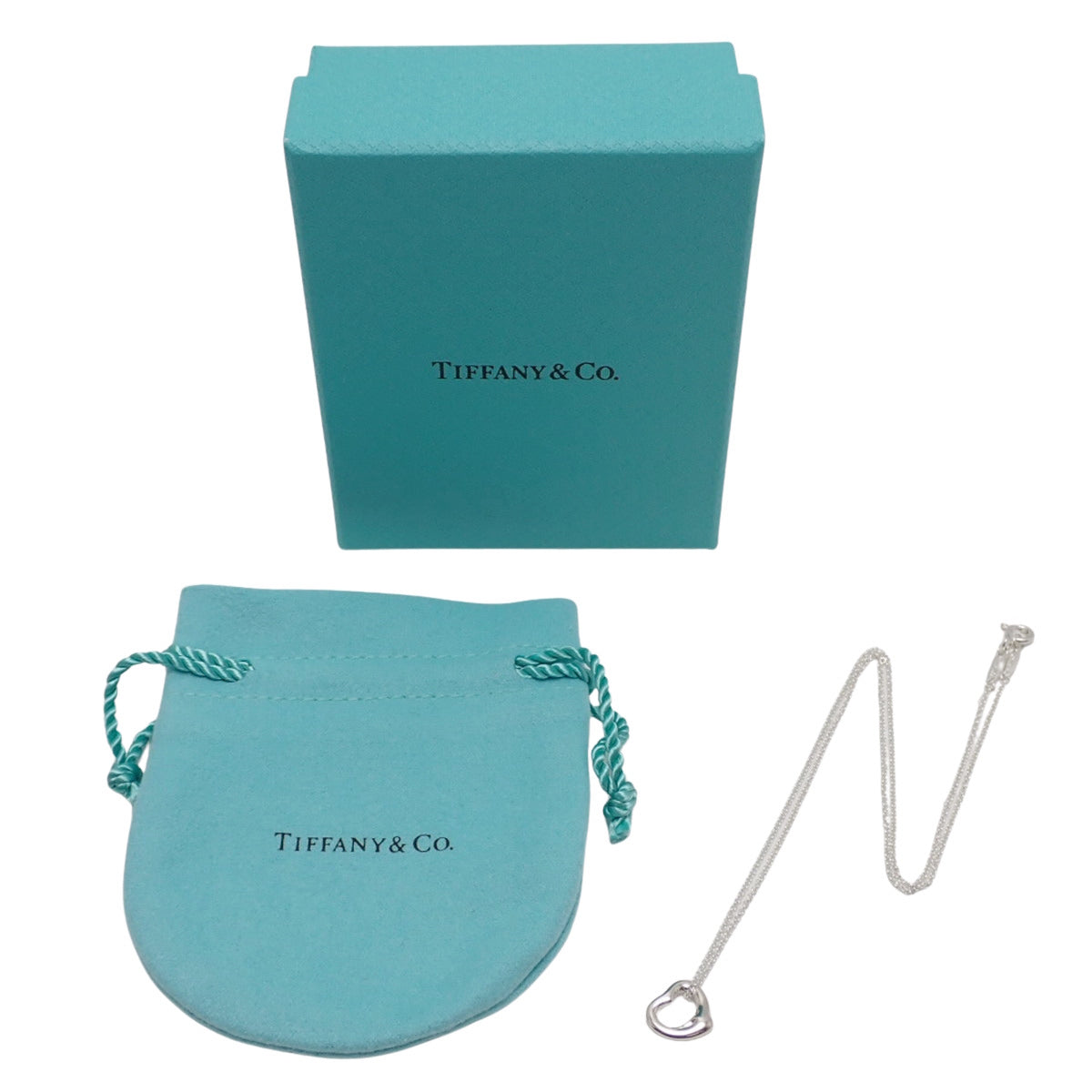 镂空心形吊坠,纯银 SV925