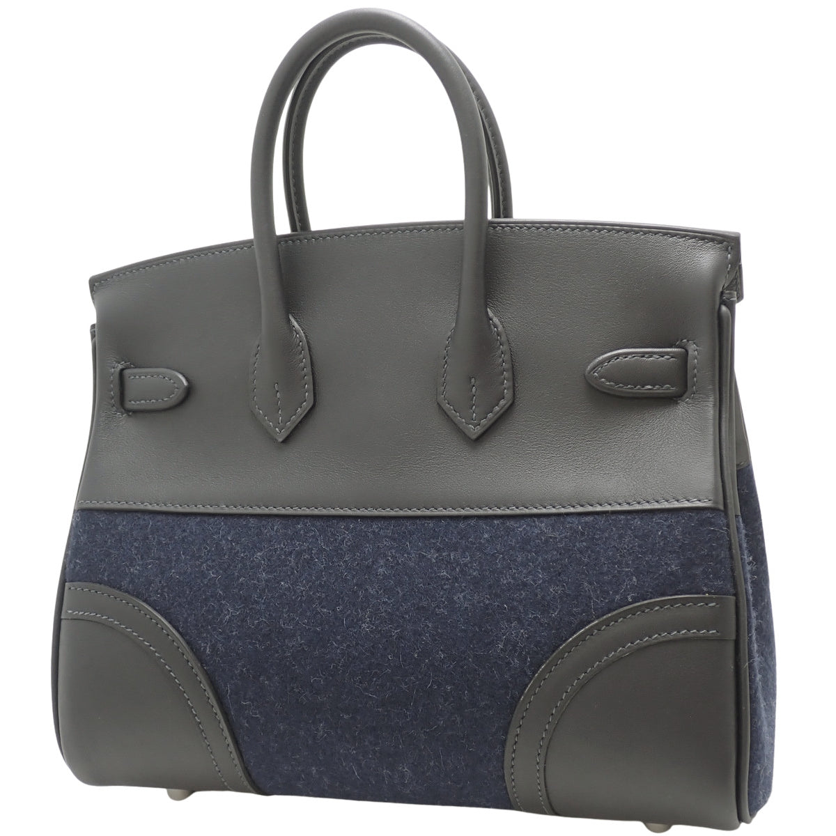 バーキンゴーチーム25 スイフト フェルト キャバン ブルーニュイ W刻印