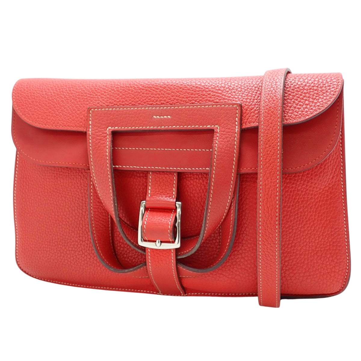 Arzan 31 Veau Taurillon Clemence Rouge Casaque Silver Hardware A stamp