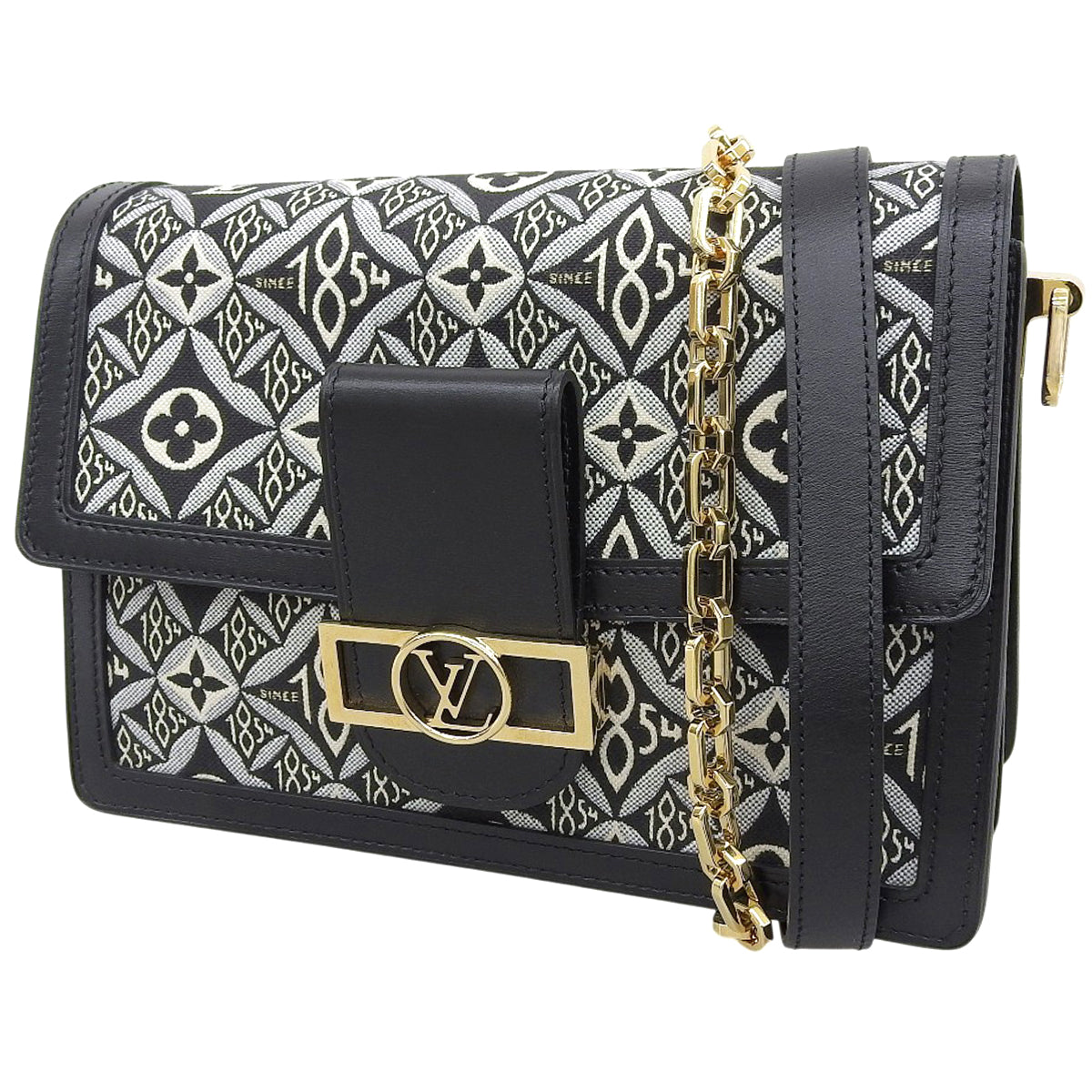 モノグラム・ジャガード Since1854 ドーフィーヌMM ブラック M57211