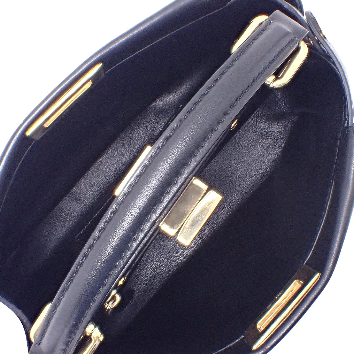 ピーカブー ミニ レザー ブラック