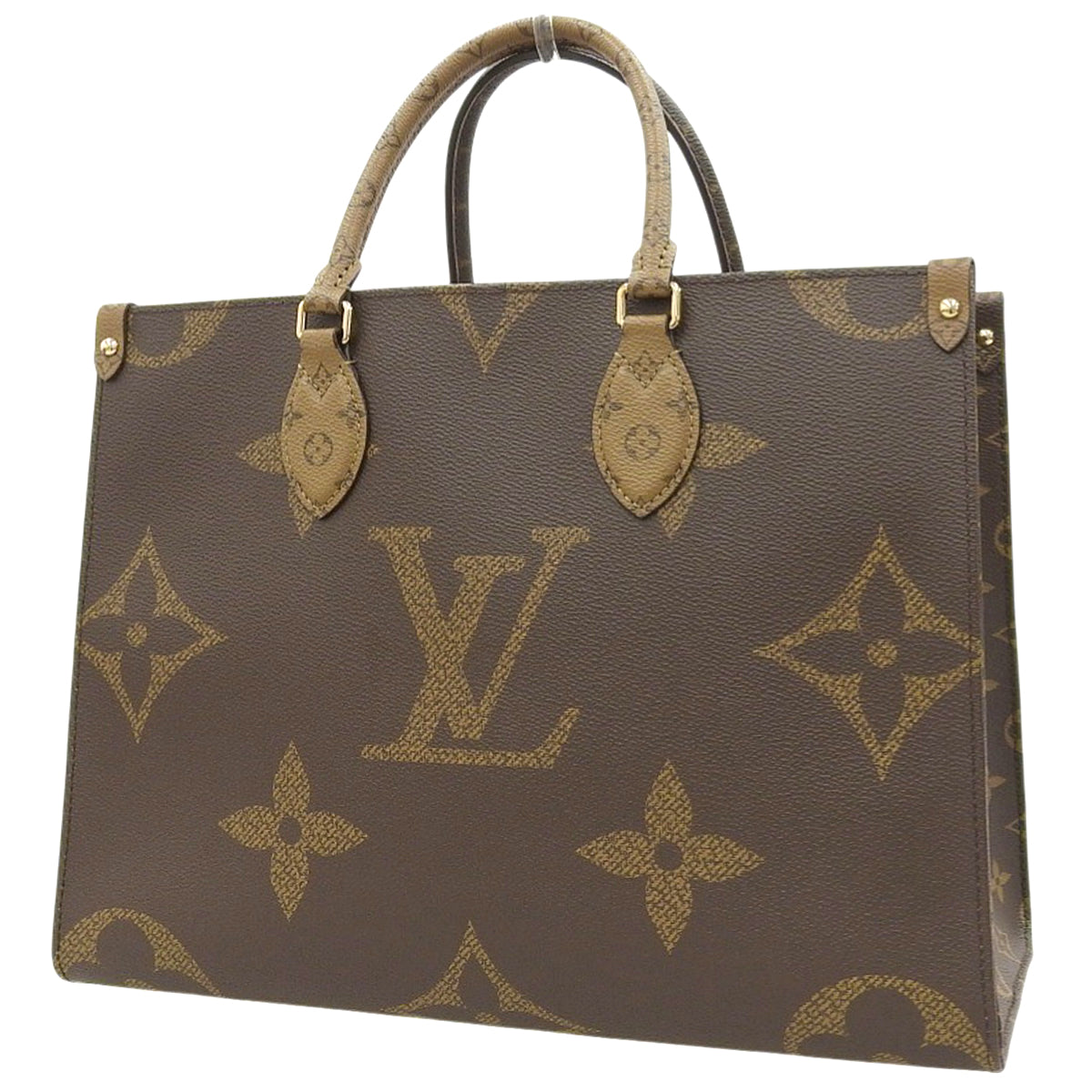 Monogram Giant On-the-Go MM Monogram Canvas Monogram Reverse Canvas Brown Camel M45321