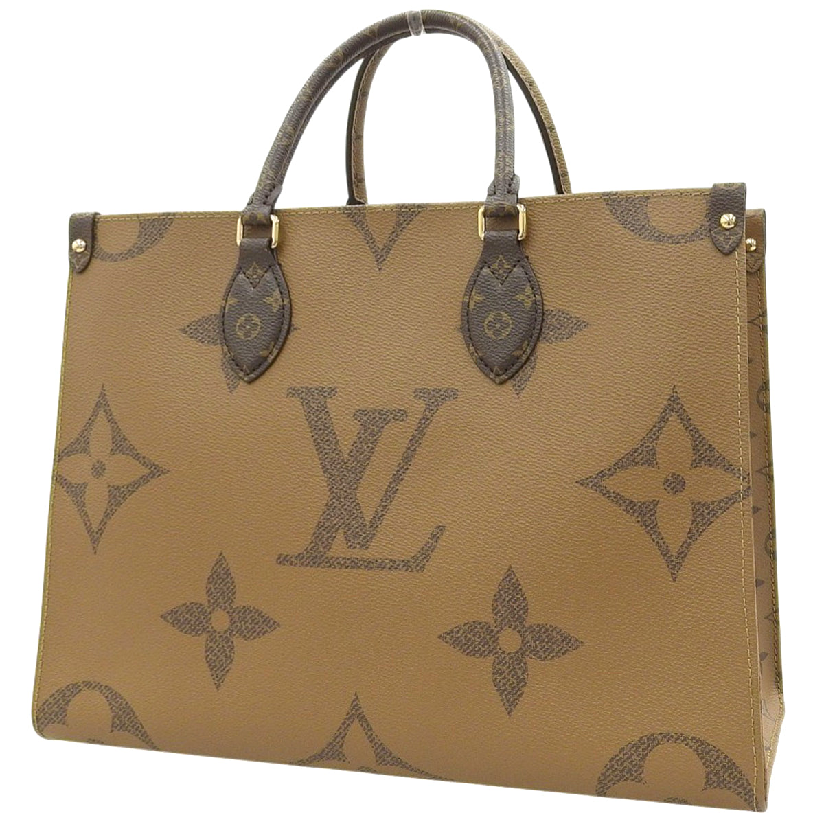 Monogram Giant On-the-Go MM Monogram Canvas Monogram Reverse Canvas Brown Camel M45321