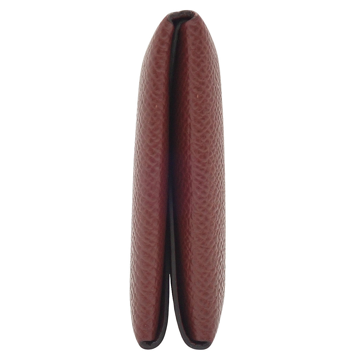 Calvi Duo Veau Epsom Rouge Ash Silver Hardware B stamp