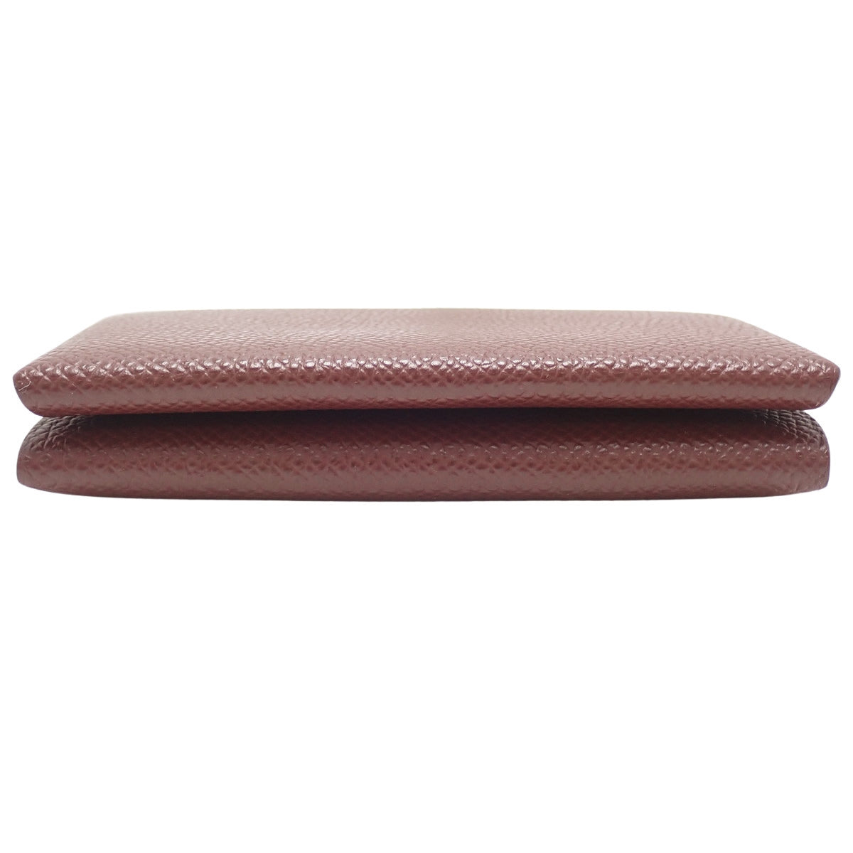 Calvi Duo Veau Epsom Rouge Ash Silver Hardware B stamp