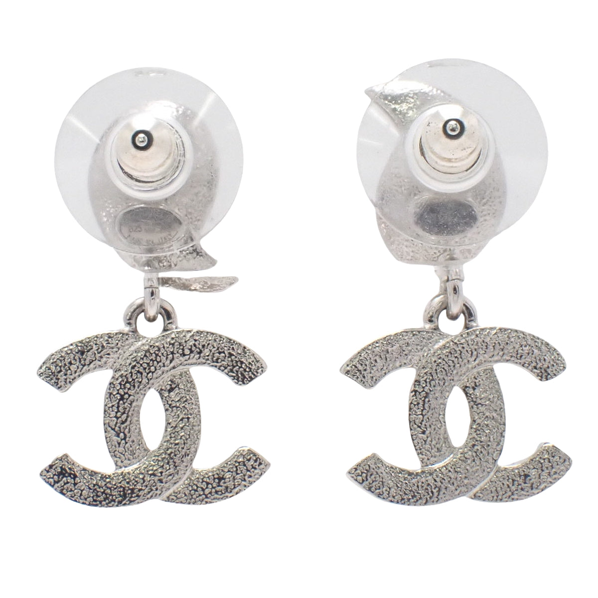 ココマーク ラインストーン スウィング ピアス メタル