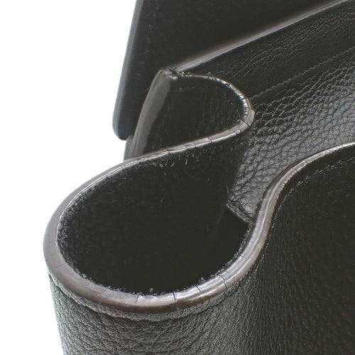 Luggage Micro Shopper in Drummed Calfskin