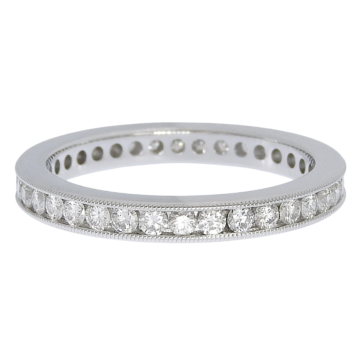 Full Eternity Diamond Ring D0.75 White Gold K18WG Size 12.5 (52.5) 3.3g