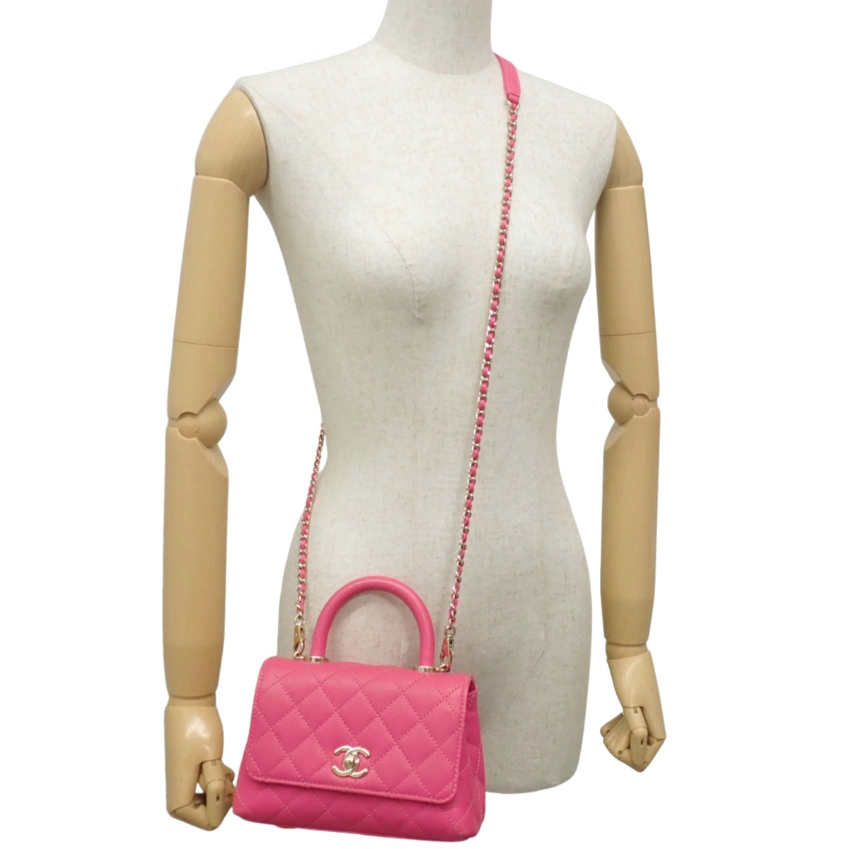 マトラッセ ココハンドル19 XXS キャビアスキン ピンク AS2215