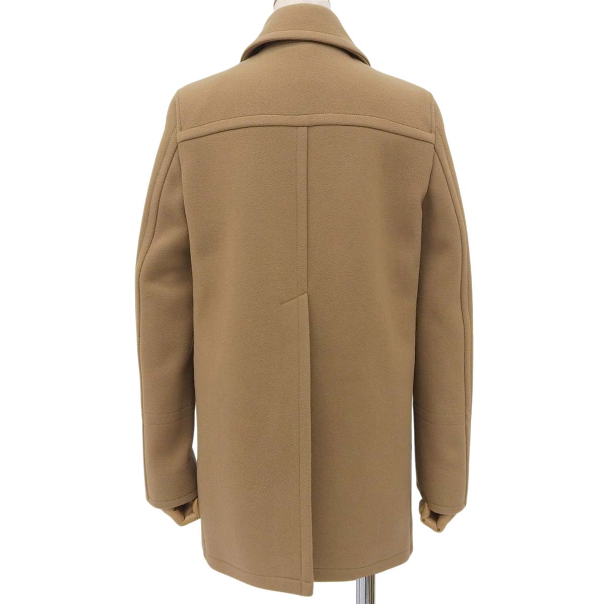 海军风纽扣双排扣大衣,40码