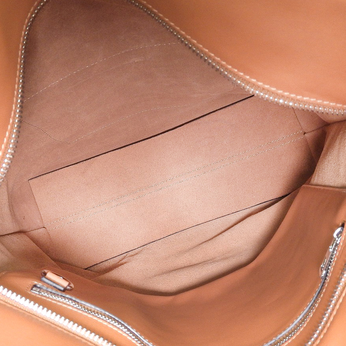 Anagram Shopper Tote Bag in Brown and Black Calfskin