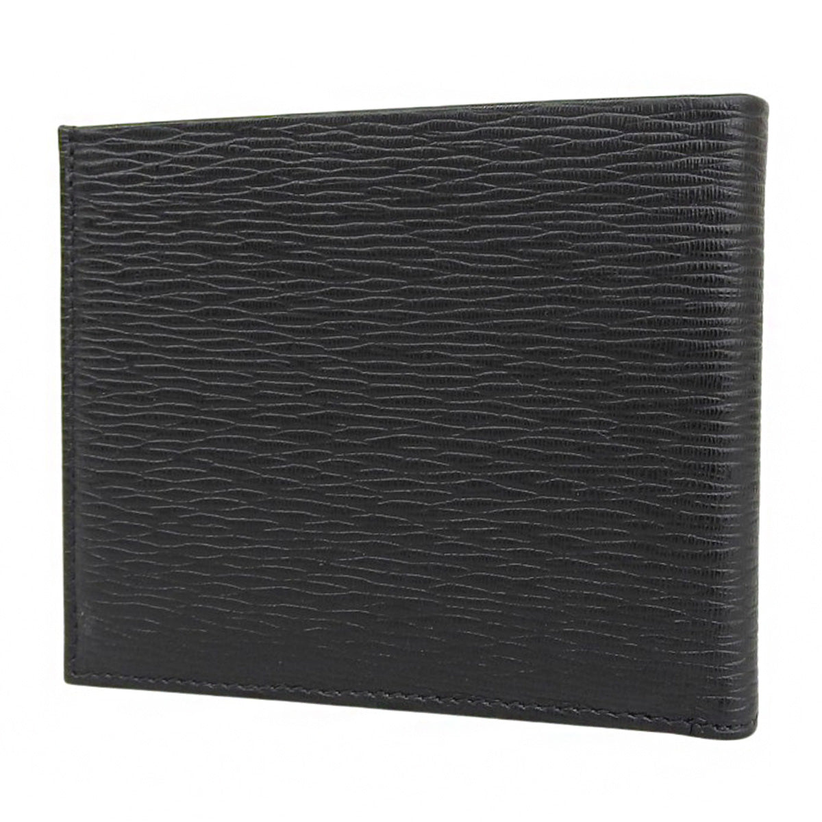 ガンチーニ 二つ折り財布 カーフ Black/Rain 66A065 733323