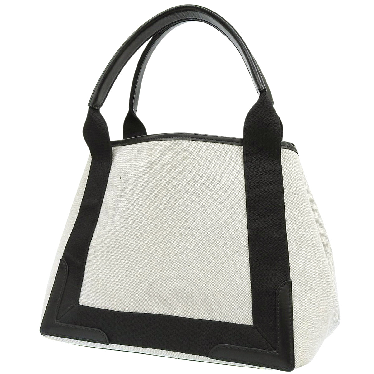 NAVY CABAS S Cotton Canvas Natural/Black 339933