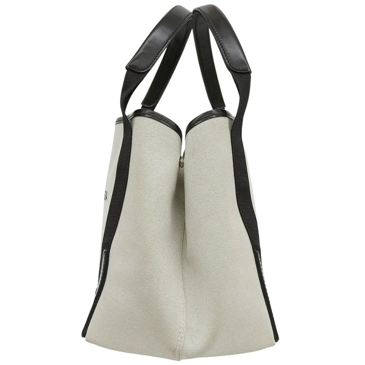 NAVY CABAS S ネイビーカバス コットンキャンバス Natural/Black 339933