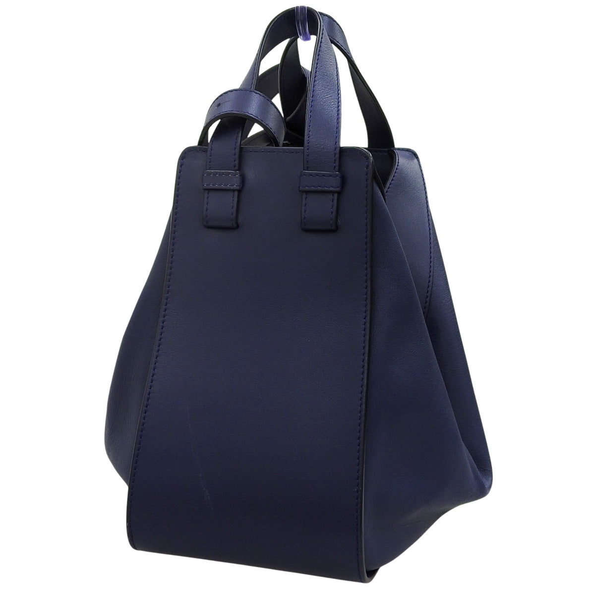Small Hammock Bag in Navy Leather, 387.30.S35