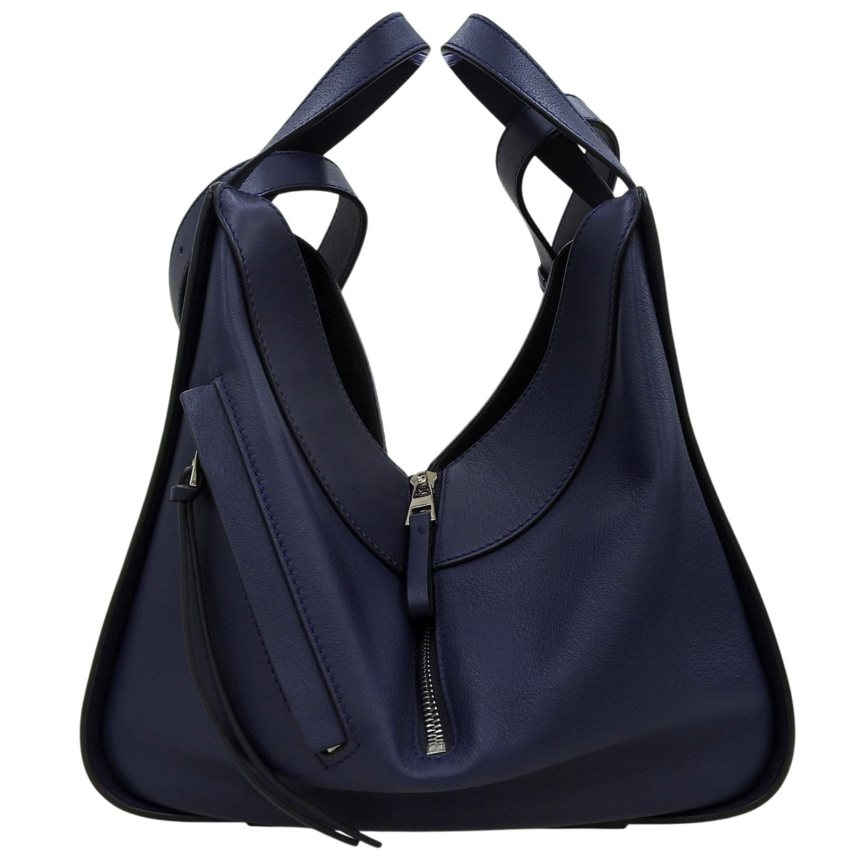 ハンモックバッグ スモール レザー ネイビー 387.30.S35