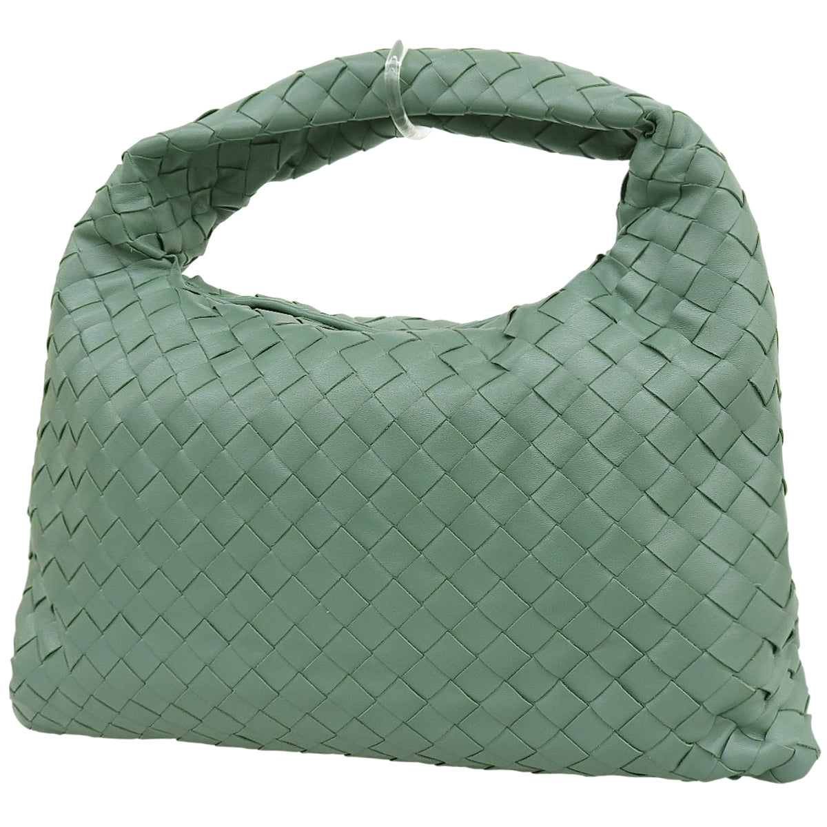 Intrecciato Hop Small Leather Green