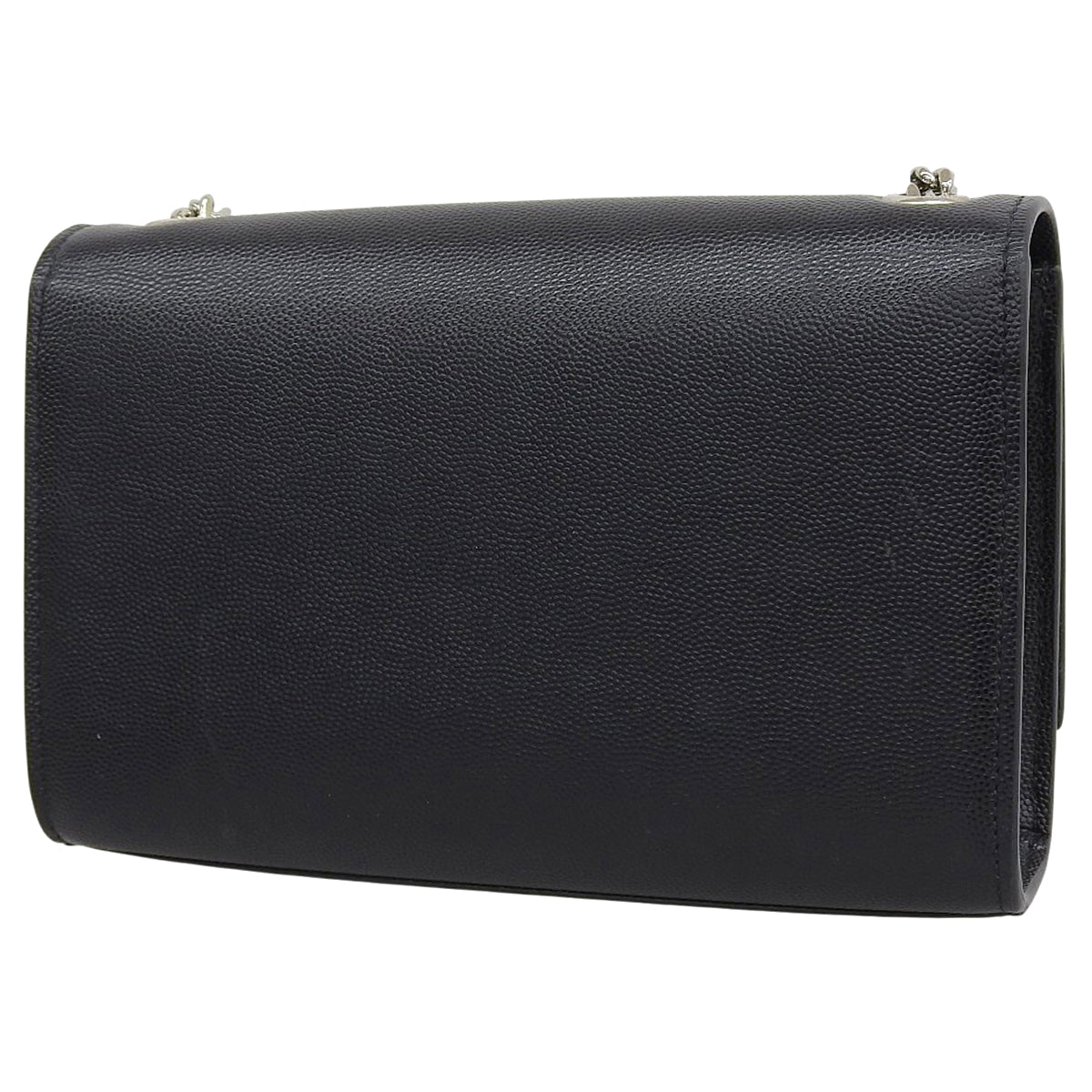 ケイト スモール チェーンショルダーバッグ グレイン・ド・プードル エンボスレザー ブラック 469390