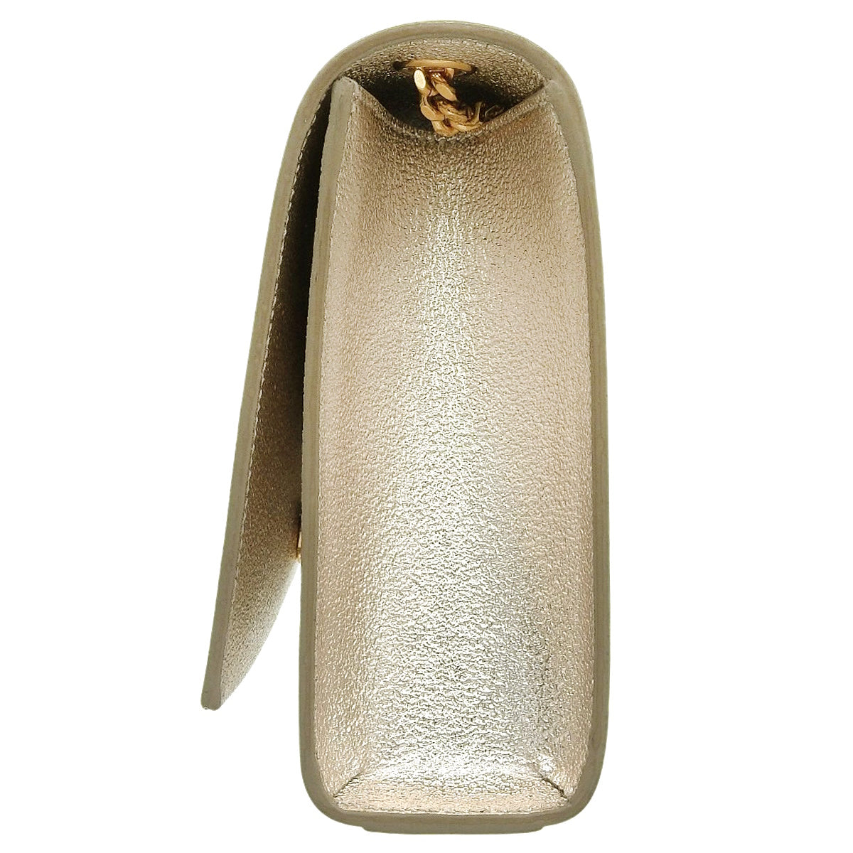 Kate Medium Leather Champagne Gold