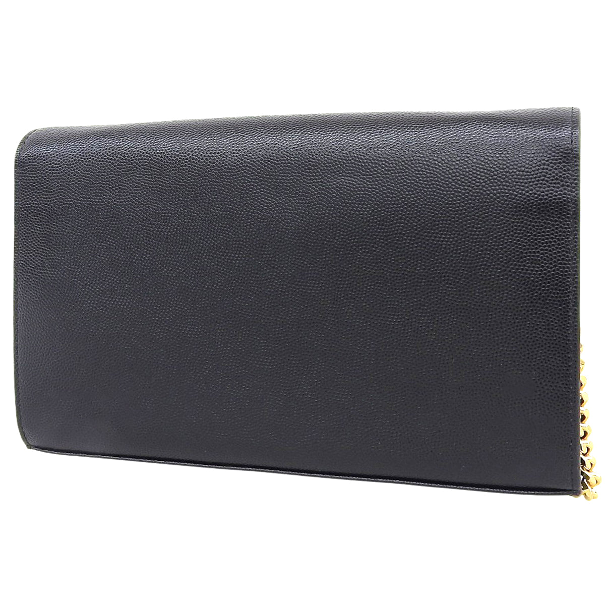 チェーンウォレット レザー ブラック 447933