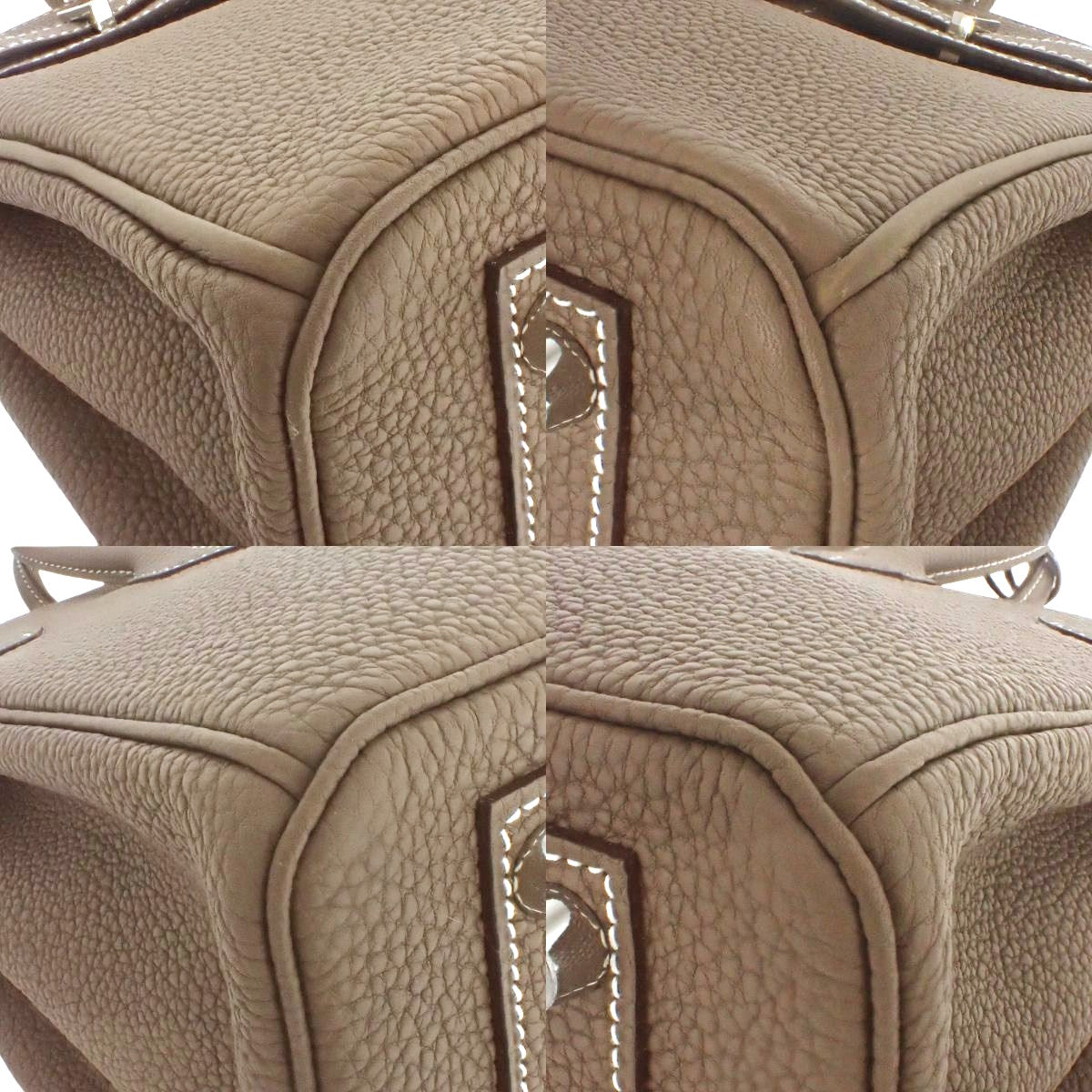 バーキン25 トゴ エトゥープ/エトープ シルバー金具 W刻印