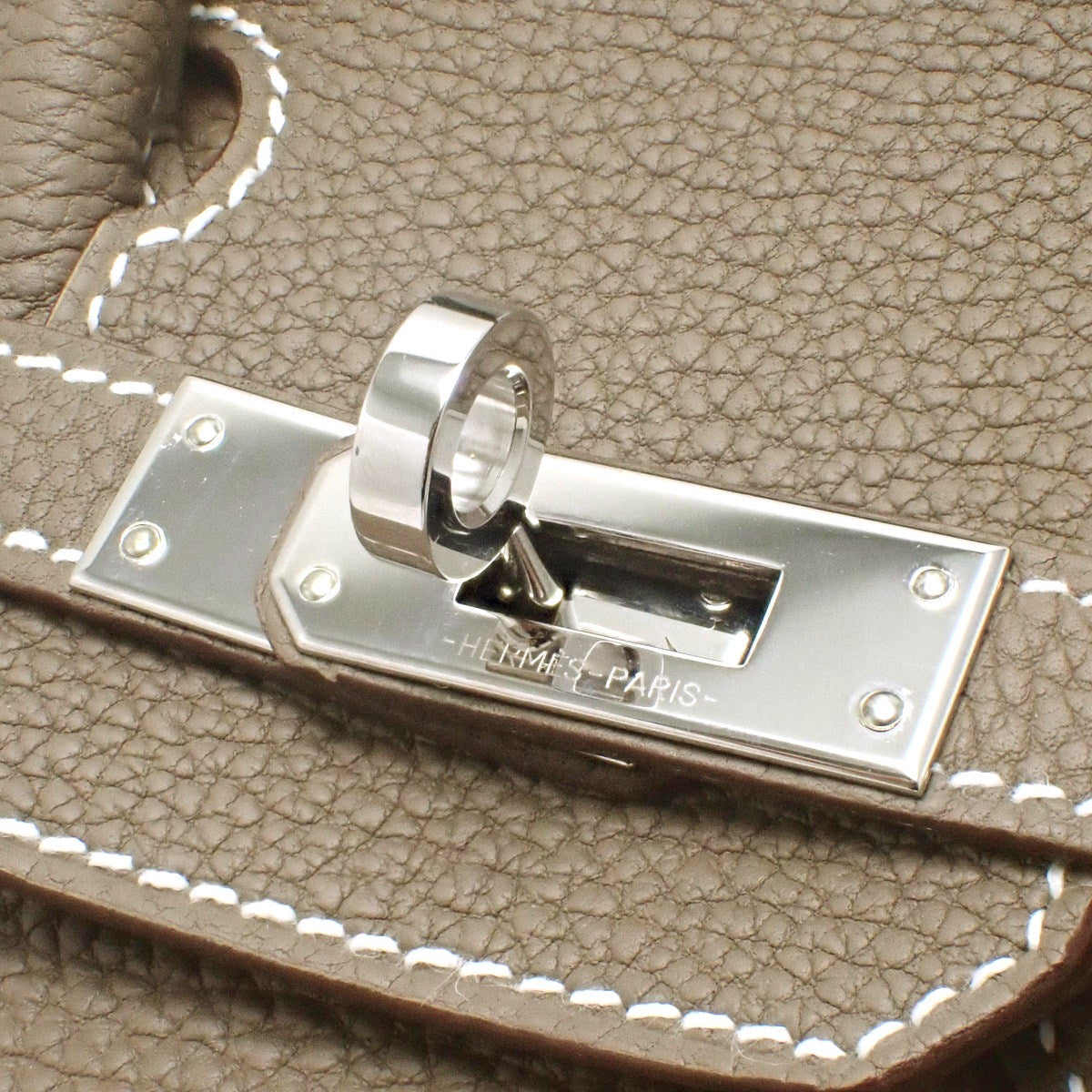 バーキン25 トゴ エトゥープ/エトープ シルバー金具 W刻印