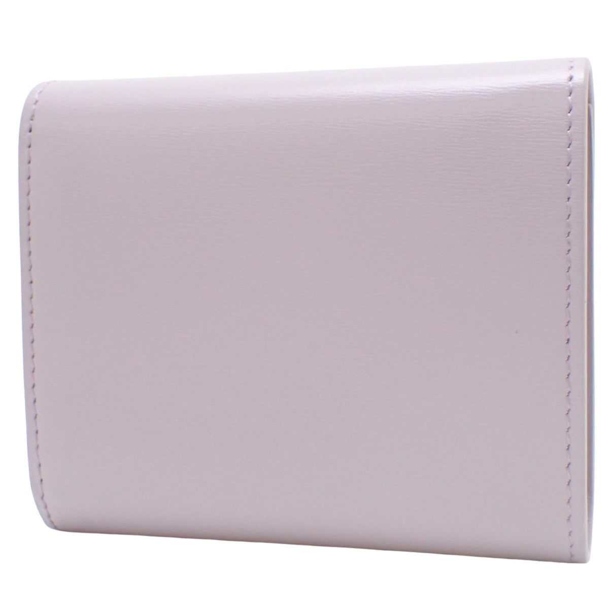 Small Triomphe Wallet in Shiny Calfskin, Purple