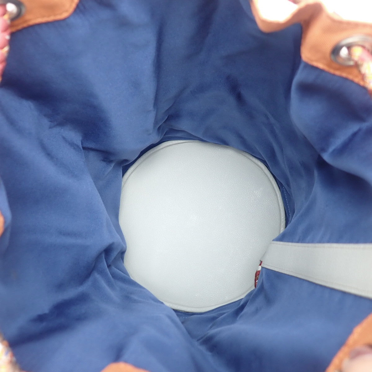 BRIDES de GALA 式典用馬勒 ソクワール22 シルク エプソン オレンジ グレー シルバー金具 □Q刻印