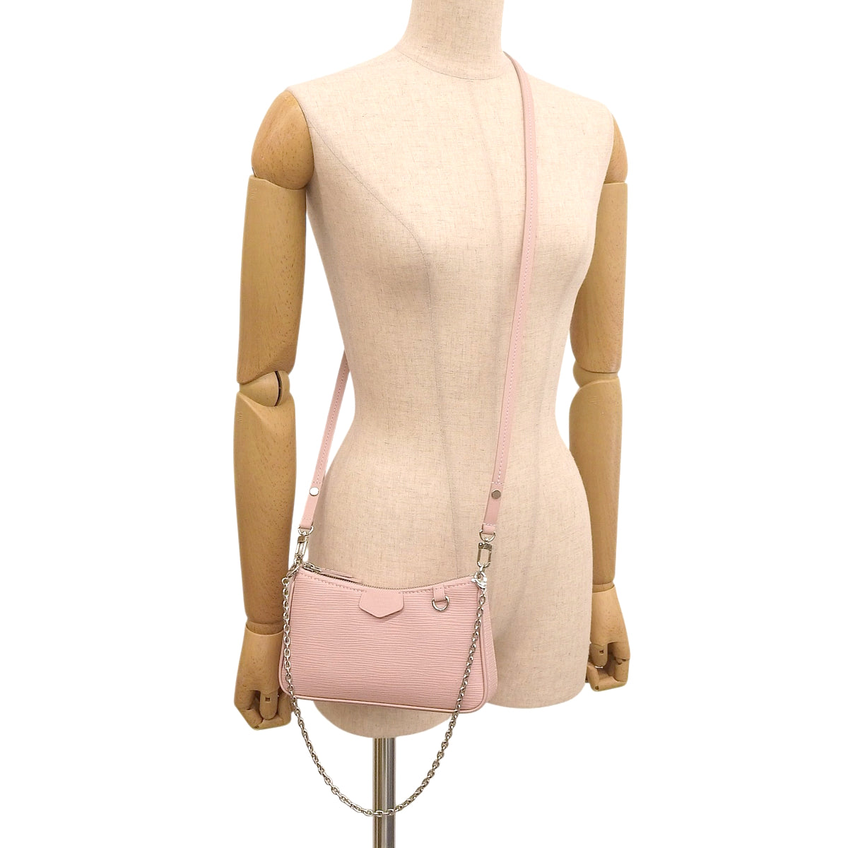 Epi Easy Pouch Rose Ballerine M80483