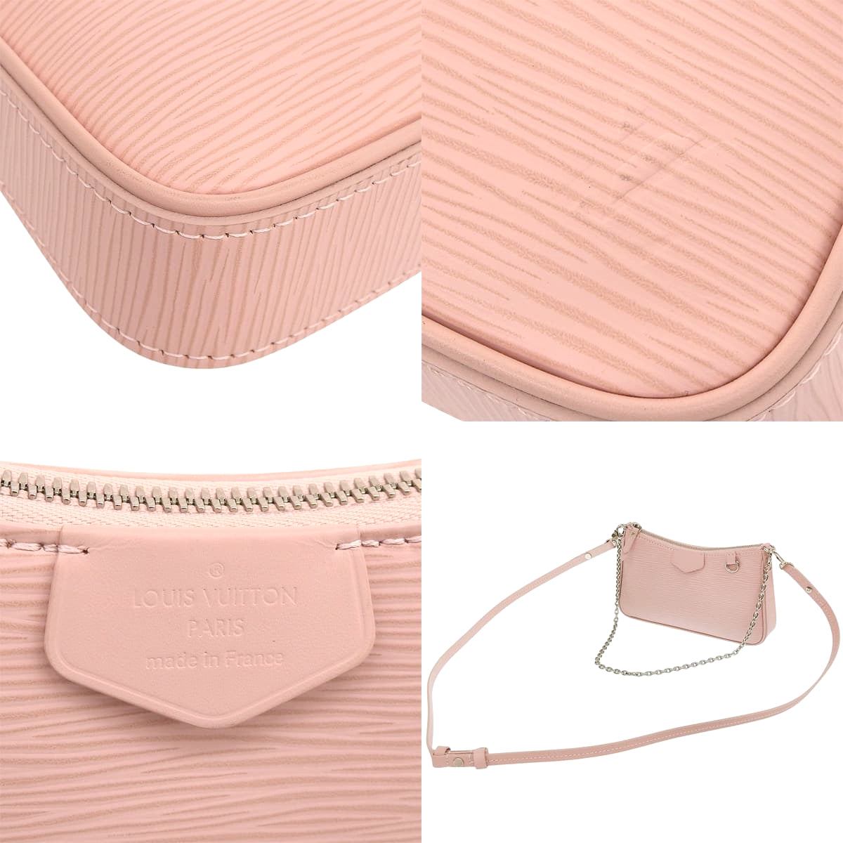 Epi Easy Pouch Rose Ballerine M80483